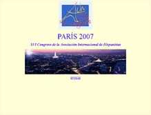 Tablet Screenshot of aihparis2007.univ-paris3.fr